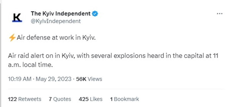 Повторно експлозии во центарот на Киев, Кличко ги повика граѓаните да останат во засолништа