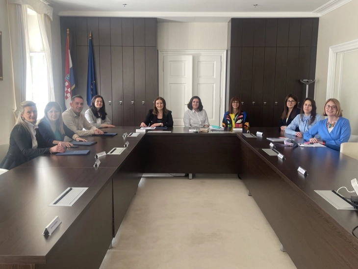 Делегација на Уставниот суд во студиска посета на Хрватска
