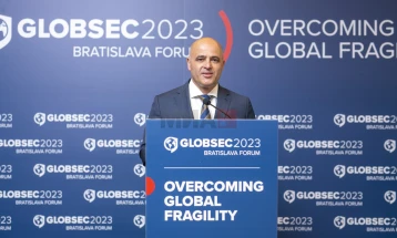 Kovachevski at GLOBSEC Forum: United Europe - only answer to crises and challenges