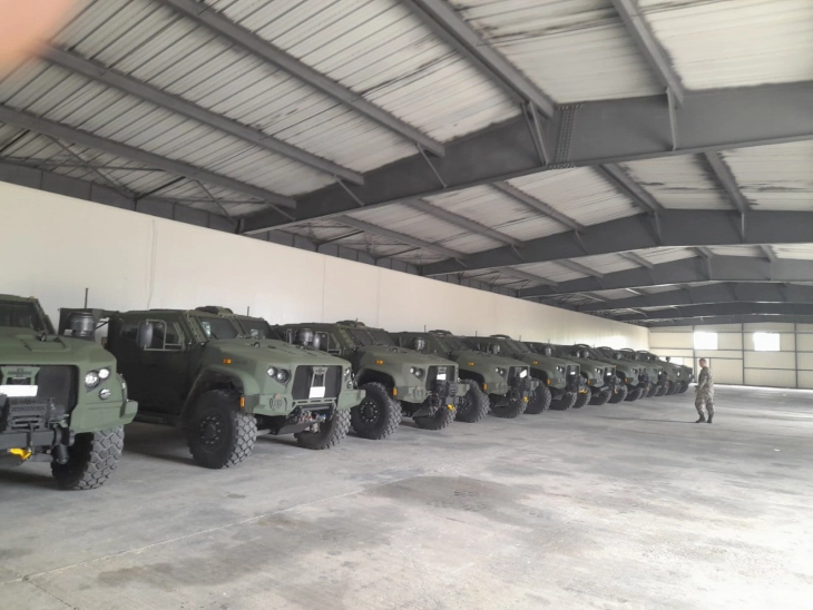 North Macedonia receives a new shipment of JLTV armoured vehicles 