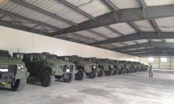 North Macedonia receives a new shipment of JLTV armoured vehicles 