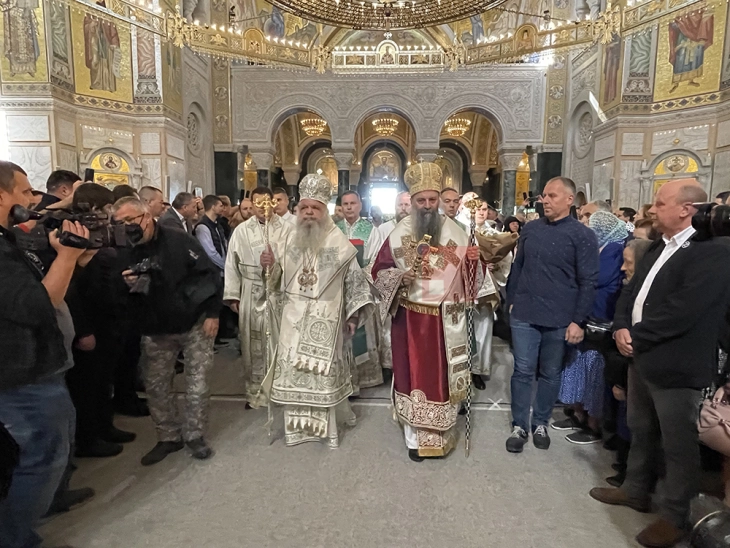 Поглаварите на МПЦ - ОА г.г. Стефан и на СПЦ г.Порфириј утре во Охрид ќе одржат заедничка архиерејска литургија