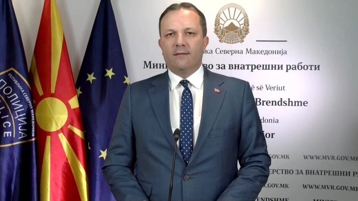 Изјава на министерот за внатрешни работи Спасовски во Штип