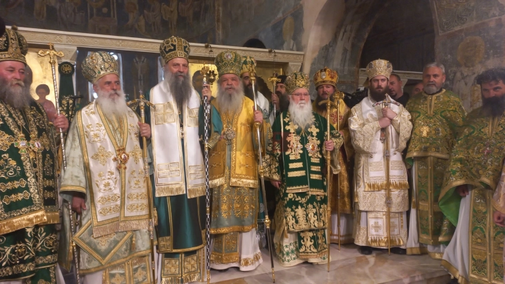 Поглаварите на МПЦ-ОА и СПЦ одржаа заедничка литургија во Охрид