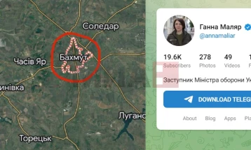 Украина потврди дека спроведува „офанзивни акции“ и оти има „успех“ кај Бахмут