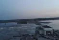 Крената во воздух браната Какховка, во јужна Украина