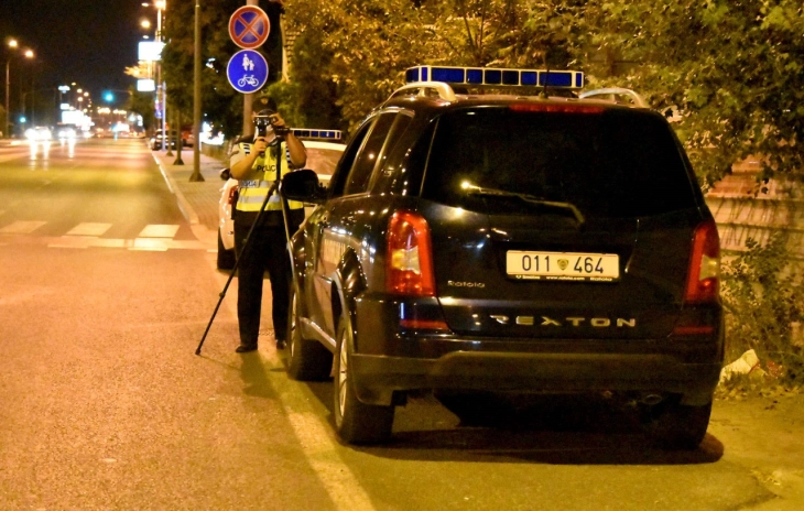 Санкционирани 180 возачи во Скопје, 47 за брзо возење