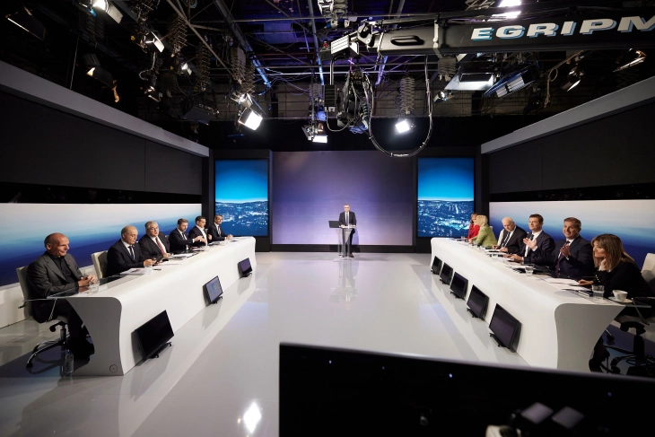 Një debat i ri televiziv i liderëve të partive politike greke në prag të zgjedhjeve të 25 qershorit