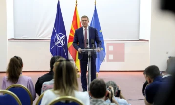 Mickoski: VMRO-DPMNE not supporting constitutional amendments under current conditions, prepared to enter government with SDSM but not DUI
