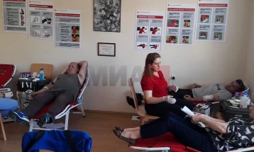 Крводарителска акција денеска во Делчево, утре во Македонска Каменица
