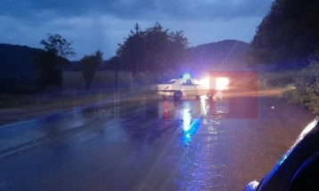 Во прекин сообраќајот на регионалниот патен правец Делчево - Македонска Каменица