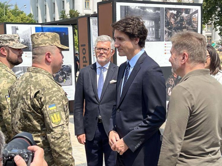 Канадскиот премиер Џастин Трудо го посети Киев за да ја изрази својата поддршка за Украина