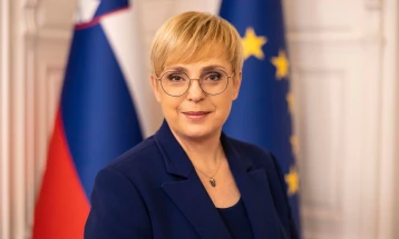 Словенечката претседателка Наташа Пирц Мусар во официјална посета на Северна Македонија