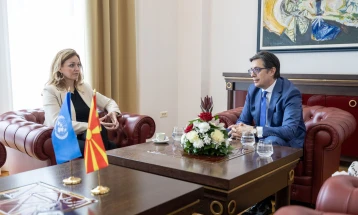 President Pendarovski meets with UNDP Regional Director Živković