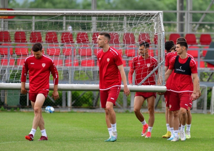 Kombëtarja e Maqedonisë në futboll pret Ukrainën