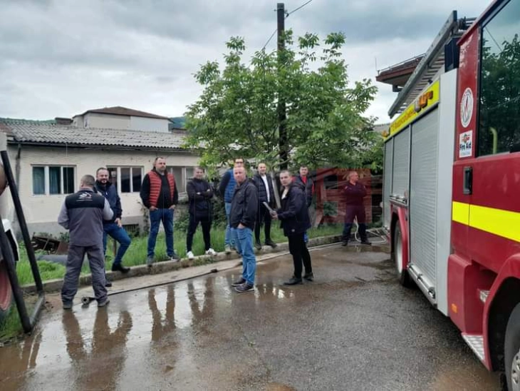 Во тек обуки на доброволното противпожарно друштво ,,Саси