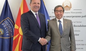 Minister Spasovski meets new Japanese Ambassador Otsuka Kazuya