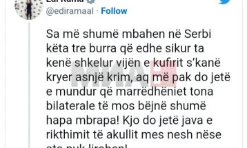 Mesazhi i Ramës për Vuçiqin dhe Kurtin: Akulli do të kthehet nëse nuk lirohen policët! Albin dil nga guacka e vetizolimit