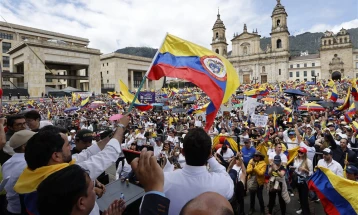 Protesta antiqeveritare në Kolumbi