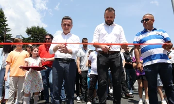 Пуштена за сообраќај делницата од булевар „Благоја Тоска“ во Тетово