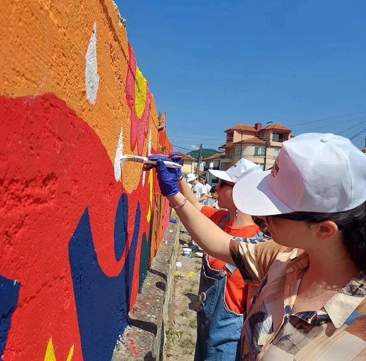 Костадиновска-Стојчевска:  Младите со цртежи, графити и мурали ги покрија лошите пароли со говор на омраза