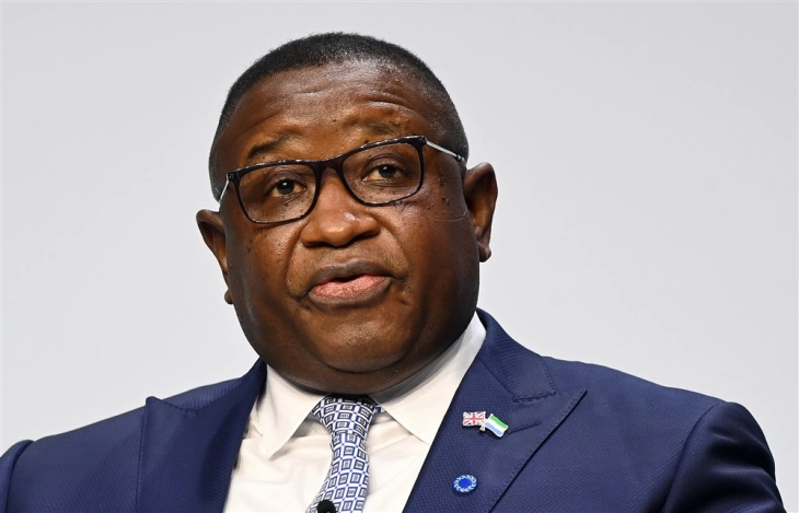 Sierra Leone's Julius Maada Bio re-elected president