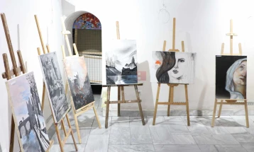 Годишна изложба на делата од ликовната работилница на Славчо Максимовски
