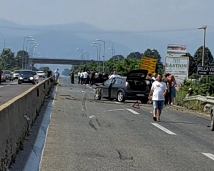 Pesë të lënduar në një aksident komunikacioni në autostradën Tetovë - Gostivar