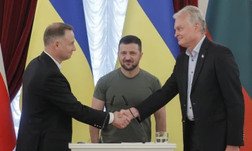 Duda pas vizitës në Kiev: Polonia dhe Lituania do të bëjnë gjithçka që Ukraina sa më shpejt të bëhet anëtare e NATO-s