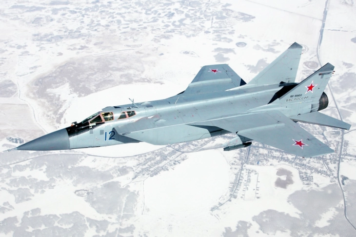 Во Тихи Океан се урна руски авион МиГ-31