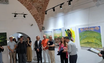 Со колективна изложба на учесниците заврши „Меѓународна уметничка колонија 2023“ во организација на Уметничката галерија Тетово