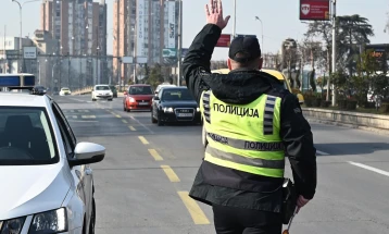 Shqiptohen 164 kundërvajtje trafiku në Shkup, 77 për tejkalim të shpejtësisë së lejuar