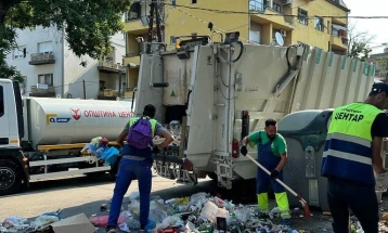 Герасимовски: Цела механизација е на терен, се собира ѓубрето и се мијат контејнерите