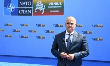 Kovachevski in Vilnius: Ukraine, Sweden, defence investment pledge in focus at NATO Summit