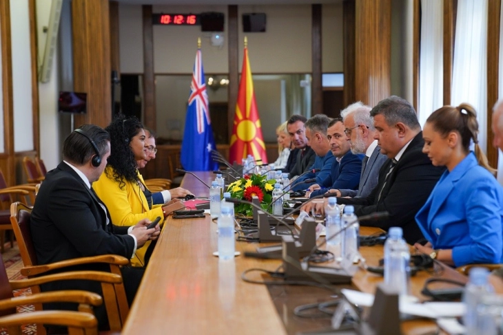 Xhaferi meets Chairperson of Australia Parliamentary Friendship Group Fernando