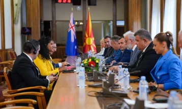 Xhaferi meets Chairperson of Australia Parliamentary Friendship Group Fernando