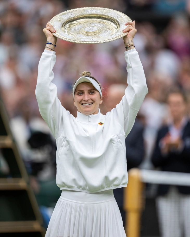 Unseeded Vondrousova wins Wimbledon as Jabeur misses out again