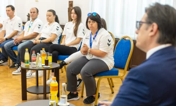 Претседателот Пендаровски на средба со претставници на Специјална Олимпијада 