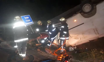 Seven Syrian migrants injured at Nov Dojran-Valandovo road