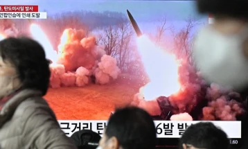 South Korean military says North Korea fired two missiles