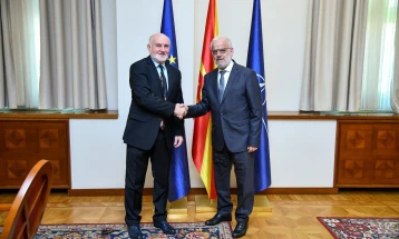 Xhaferi, Spasovski hold farewell meetings with Austrian Ambassador Woutsas