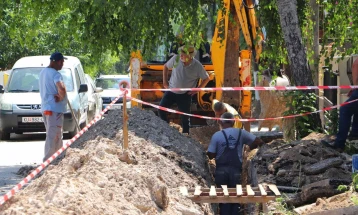 Почна реконструкција на водоводна мрежа на „Славиша Вајнер“ во Куманово