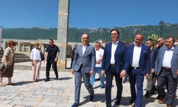 President Pendarovski visits Albania