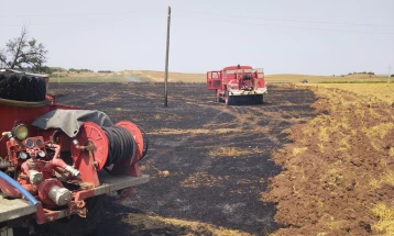 Неколку пожари на подрачјето на кумановско, изминатово деноноќие