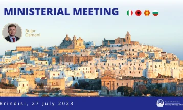 FM Osmani to participate in quadrilateral meeting in Brindisi