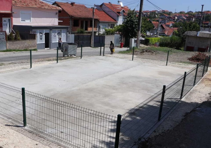 Почна изградба на детско катче на улица „Есперанто“ во Куманово