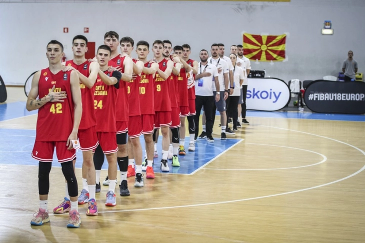 Македонската репрезентација го освои 16. место на ЕП дивизија-Б за кошаркари до 18 години