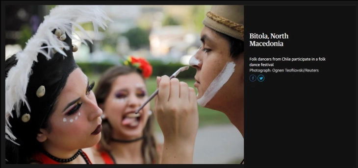 Британиски „Гардијан“ објави фото на денот од фестивалот „Илинденски денови“ - Битола