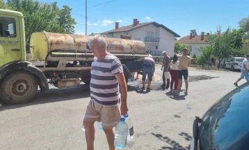 Водоснабдувањето на високите зони на Штип ќе се нормализира во текот на вечерните часови