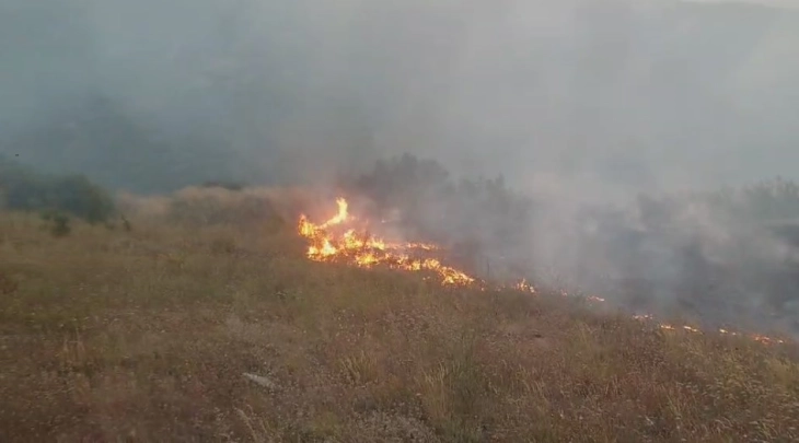 Zjarri afër Bogdancit akoma nuk është vënën nën kontroll